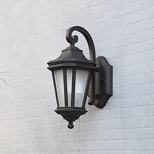 Éclairage rétro étanche moderne pour porte d'entrée et garage