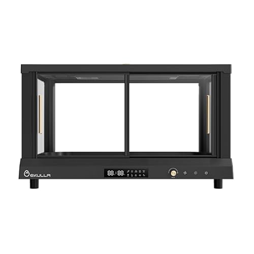 All-in-ONE Smart Reptile Tank, Reptile Enclosure，Terrarium Tank，Screen Ventilation Habitat，Amphibians，Suitable for Keeping Lizards, Geckos and Snakes (Black, CP1)