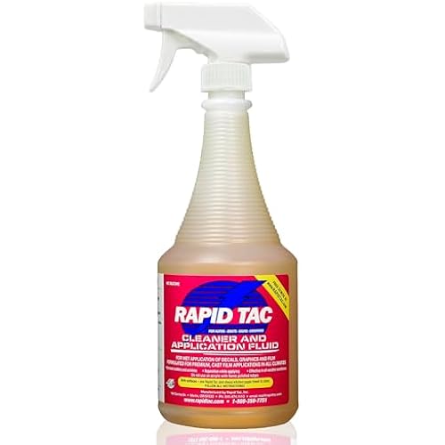 Application Fluid 32 oz Spray Bottle | Aids in Bubble-Free Application | Re-Positionable Formula | Bonds in as Little as 90 Seconds | Use for Vinyl Wraps, Decals, and Stickers