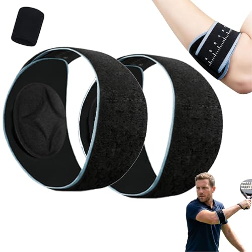 Soporte De Codo Padelguard, Soporte De Codo Padelguard Que Absorbe Vibraciones Raqueta, Soportes Codos Tenista Almohadilla Compresión Hombres Mujeres, Absorbe Vibraciones Raqueta Jugar Sin Dolor (2a)