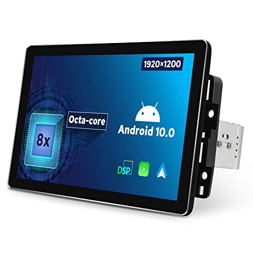 JOYING Newest 10.1 Inch Car Stereo Big Touch Screen Stereo 1920 x 1200 Android 10 Head Unit 4+64GB Compatible with Chevrolet/GMC/Buick - Support Android Auto/Bluetooth 5.1/AM/FM/DSP/GPS/Plug and Play