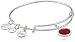 Alex and Ani "Bangle Bar" January Birth Month Shiny-Silver Tone Expandable Bracelet