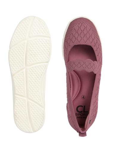 Image of Carlton London Women Mesh Flyknit Slip-On Lightweight Shoes