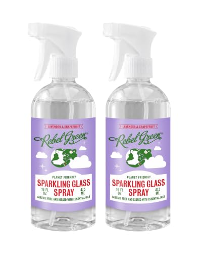 Rebel Green Sparkling Glass Spray - 2 Pack