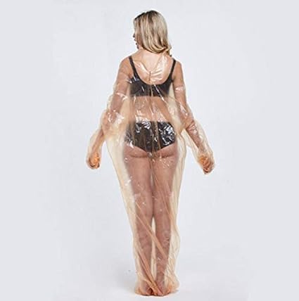 clear plastic sauna suit