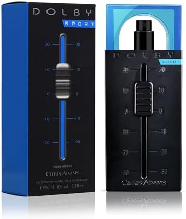 Chris Adams Eau De Parfum - Dolby Sport 100ml EDP| Long Lasting Fragrance Perfume| Ideal Gift for Men | Made in U.A.E.