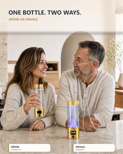 Image of Hydrogen Water Bottle Generator, Gold