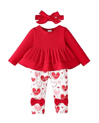 Image of Renotemy Newborn Infant Baby Girl Clothes Summer Outfits Infant Romper Pants Cute Toddler Girl Clothes Gift Set