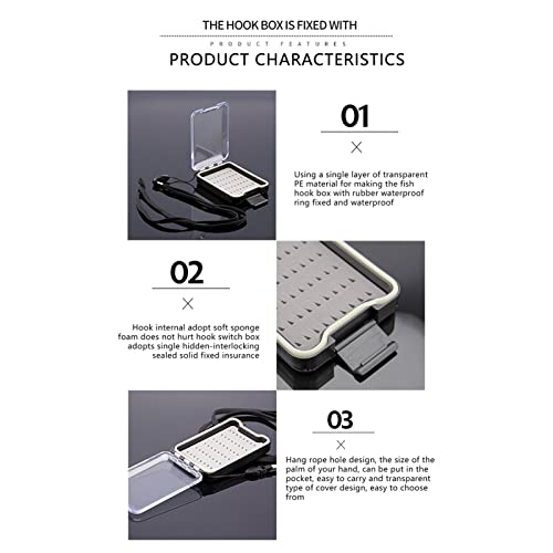 Ruilonghai Scatole da Pesca a Mosca - Mosche Fly