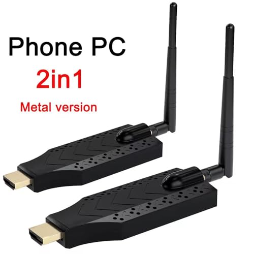 Image of Tobo Wireless HDMI Transmitter and Receiver, Plug and Play, 150M /492FT Long Range 2.4G /5G 1080P HD Output Extender Kit for Streaming Video /Audio from Laptop, PC to HDTV /TD-1548WA