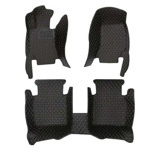 �J�[�}�b�g F10 5�V���[�Y 2016 2015 2014 2013 2012 2011 2010�p �J�[�y�b�g �t�b�g�p�b�h �����ԓ��� �����ԃg���� �ԗp�t���A�}�b�g �ԗp�t���A�S�V��^(3PC Set-Black Gold,Right hand d