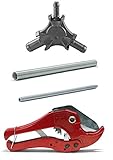 Pipetec Montage-Werkzeug-Set 16x2 mm Rohrschere Kalibrierer Biegefeder Verbundrohr