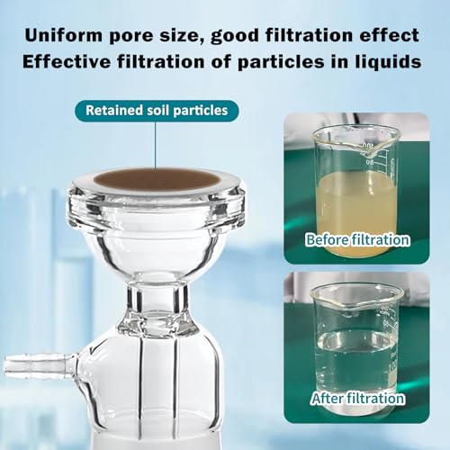 Image of 100Pcs /Pack MCE Membrane Filters, Round Mixed Cellulose Esters Lab Filter Paper, Hydrophilic Filter Paper 0.45m Pore Size, 50mm Diameter,Non Sterile