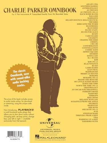 Charlie Parker Omnibook Volume 1 | E-Flat Instruments Edition | 60 Transcribed Solos with Online Audio - Image 2