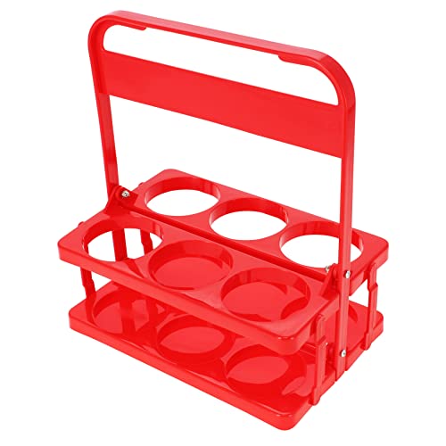 BISupply Zusammenklappbarer Getränkehalter mit Griff, 6 Stück, wiederverwendbare Getränkehalter für Lieferfahrer und Reisende Cover