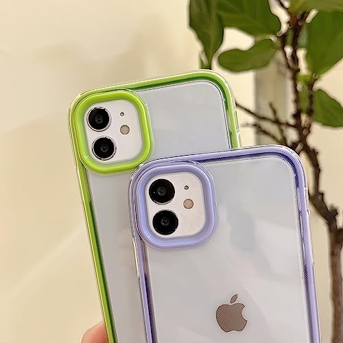Coque silicone iPhone 12 rose protège objectif contre les rayures - 6