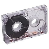 Esthétique vintage : un design classique de cassette vierge qui apporte une touche rétro à vos enregistrements. lecteur de cassettes audio vides