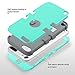 ULAK iPod Touch 7th Generation Case, iPod Touch 6th Generation Case, Heavy Duty High Impact Shockproof Protective Silicone Rugged Cover for iPod Touch 5/6/7 (Mint Gray)