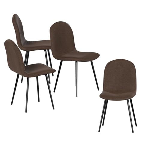 Catálogo para Comprar On-line Conjuntos de muebles disponible en línea. 46 MUBSON Set de 4 Sillas para Comedor de Tela. Conjunto de Sillas Moderno con Estructura de Metal Que Soporta 105 Kg. Juego de Sillas Tipo Eames Sacre. Sillas para Sala y Terraza....
