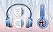 eKids Disney Frozen 2 Bluetooth Headphones with Microphone, Volume Reduced to Protect Hearing, Adjustable Wireless Headphones for School Home Travel, for Fans of Anna and Elsa