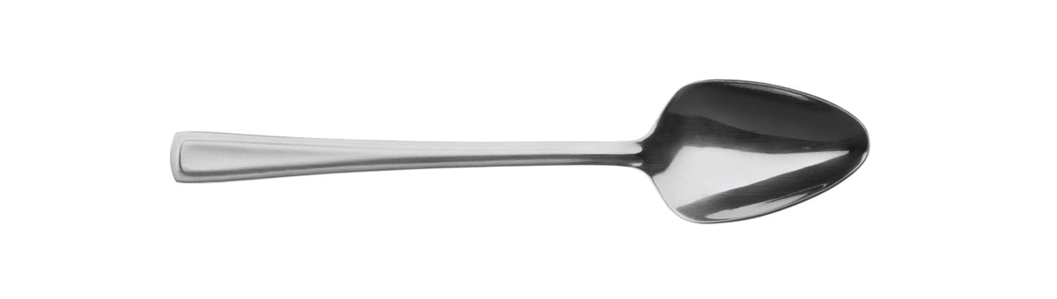 Grunwerg Silver Birch Collection Dessert Spoons, 18-0 Stainless Steel, Set of 12, 180 mm