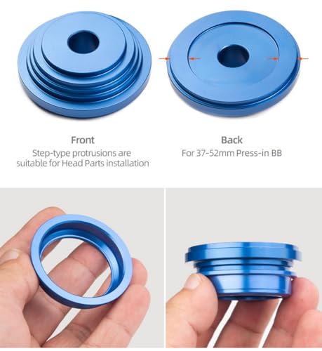 GDLPZM Bicycle bowl set press in tool, BB axle installation tool, press in wrist set repair riding equipment,Bicycle Bike Headset Bottom Bracket Installation - Thumbnail 4