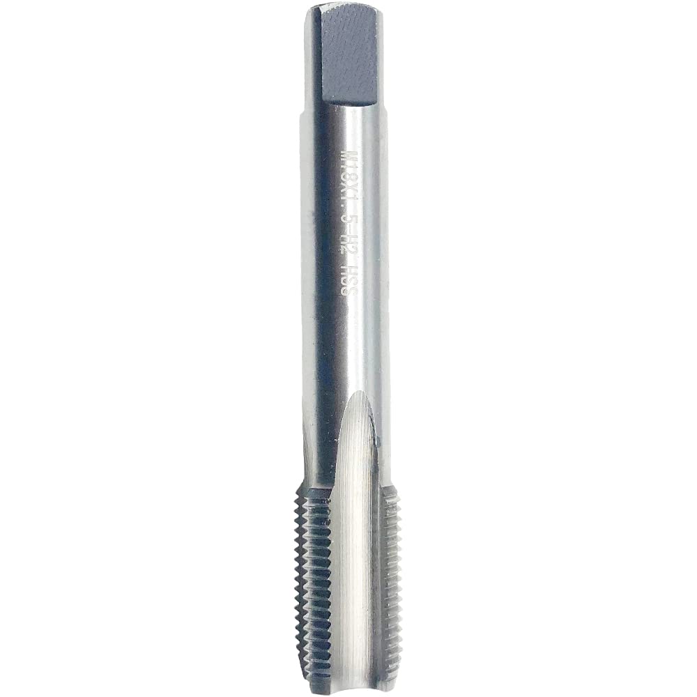 M18 X 1.5 Thread Tap RH HSS M18X1.5mm Right Hand High Speed Steel Machine M18X 1.5 Straight Fluted Tap