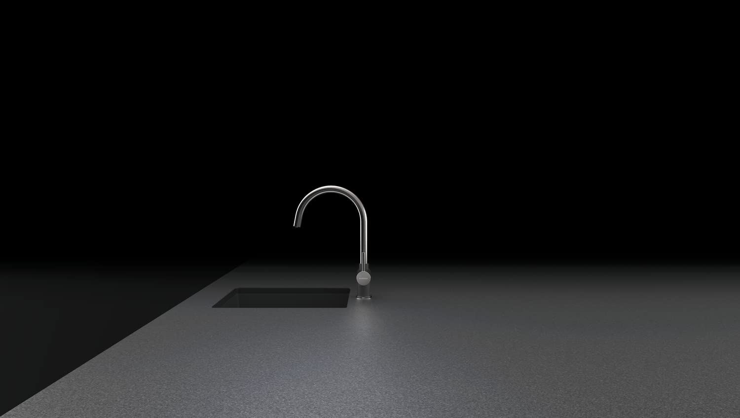 SCHOCK ARES - Grifo de cocina de alta presión con caño fijo y conectores estándar