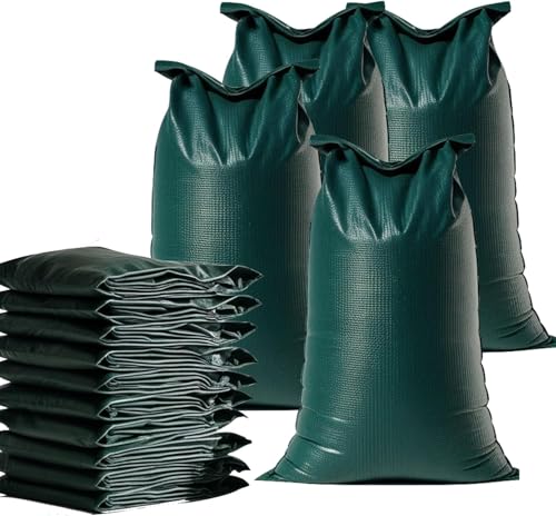 10x Sandsack 50x60 cm zum Wasserschutz bei Hochwasser - Hochwasserschutz mit Schnürband - Sack & Geâ€¦ – Miniatur