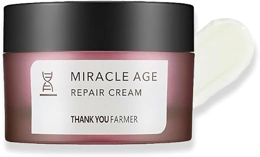THANKYOU FARMER Miracle Age Repair Cream (50ml) Korean Anti-Aging Face Cream | Deep Hydration, Dark Spot Remover &amp; Firming...