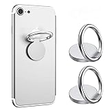 2PCS Cell Phone Ring Holder Finger Kickstand 360°Rotation Ring Grip Universal Mobile Phone Ring for iPhone X 8 7 Plus 6S 6, Samsung Galaxy S6 S7 S8 S8 Plus, Note, LG and All Other Phones(Gunmetal)