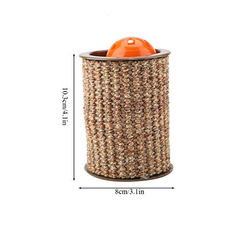 Fishlor Pino para gatos Getoy 20,3 cm x 10,3 cm, rolo para arranhar gatos, para casa em ambientes in