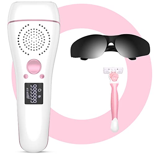 MYWIN IPL Hair Removal for Women and Men Painless Permanent Hair Removal Device with Ice Cooling Function IPL Hair Removal at-Home Upgraded to 999,999 Flashes for Armpits Legs Arms Bikini Line