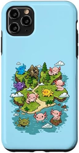 Axolotl Island Map Kawaii Axolotls Fantasy Island Axolotl