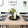 Amazon.com: FRTIM Black Decorative Serving Round Tray, Black Metal Decor Tray for Home Decor ...