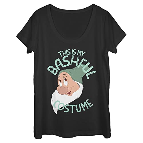 Disney Déguisement Effrayant T-Shirt Femme Halloween Mode Casual Noir