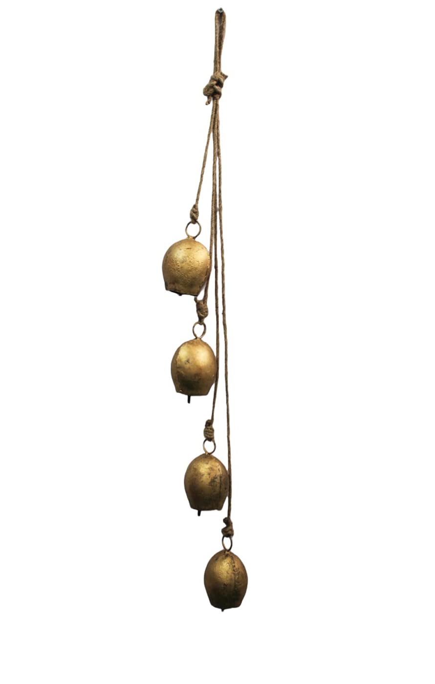 Cloches de jardin Mango Gifts x4 suspensions zen de 85 cm pour extérieur