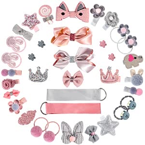 Golden bird - Baby Hair/Head Accessories set (24 pcs)