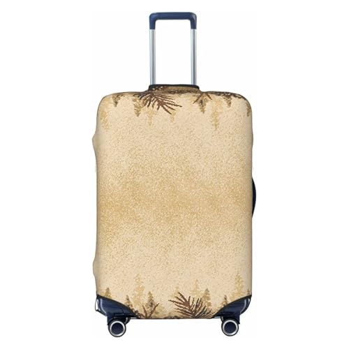 Pine Cone Border Print Luggage Suitcase Covers Elastic Washable Luggage Protector Luggage Covers For Suitcase