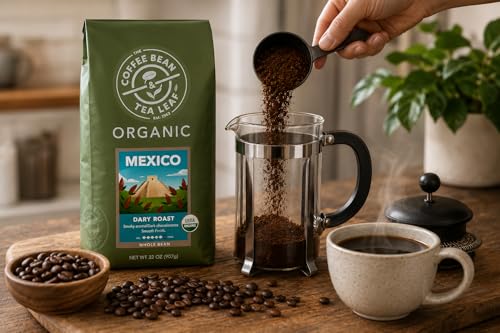 Café Orgánico Mexicano en Grano Tostado Oscuro 32oz miniatura 5