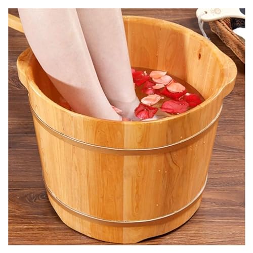 Tina de madera maciza para spa de pies con masaje miniatura 6