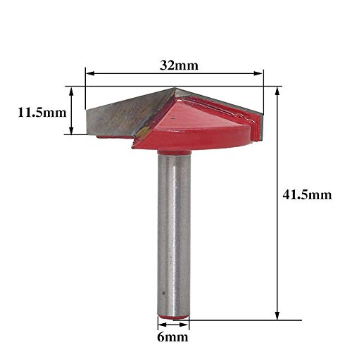 6mm Shank V Groove Router Bit Carbide Tipped V Grooving Bits CNC Engraving End Mill Woodwork Cutting Tool 150 Degree - Image 3
