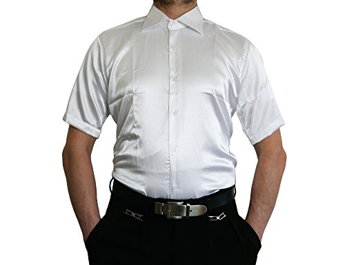 Chemise homme blanche à manches courtes contre la chaleur au bureau