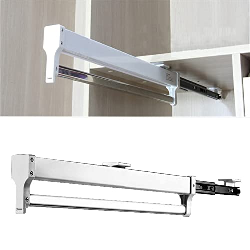 Tringle à vêtements extensible pour réparer et optimiser un placard profond - 4