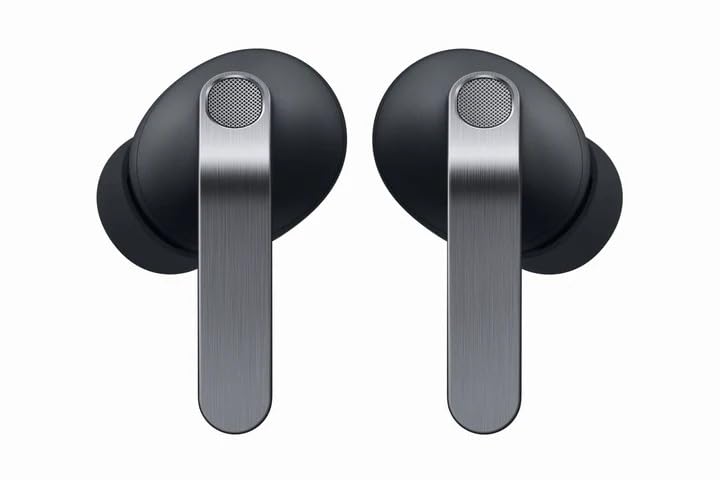 Image of Samsung Galaxy Buds4 Pro (Black) in-Ear Wireless Earbuds with Hi-Fi Audio | Adaptive ANC 2.0 and EQ 2.0 | 2-Way Speaker | 360-Audio | Voice Detect | Live Translation | Head Gesture | IP57