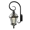 Wandlamp Buiten Zwart glas rustiek Gelakt Aluminium 1 2-spots excl. E27 1 x 100 W 230 V