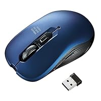 Amazon.co.jp: Sanwa Direct 400-MA097 Wireless Mouse, Blue