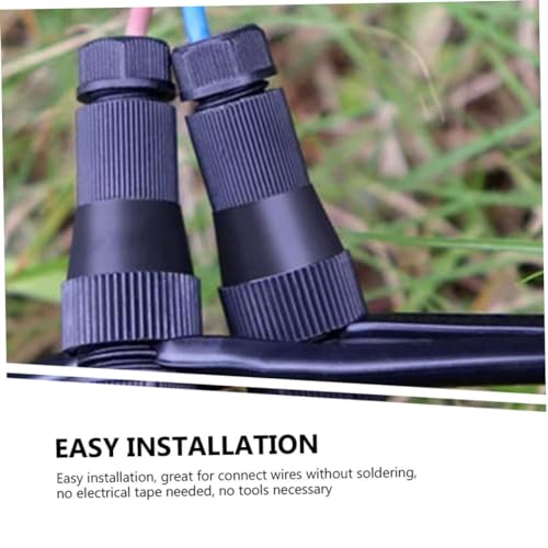 Connecteurs rapides basse tension installation fils jardin éclairage extérieur - 5