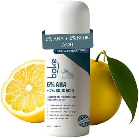 BAKE BrightErase™ Underarm Brightening Roll On Serum with 6% AHA ...