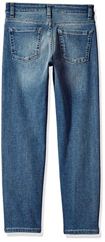 Amazon Essentials Boys' Regular Straight-Fit Jeans, Light Wash, 7 Slim #TOP1